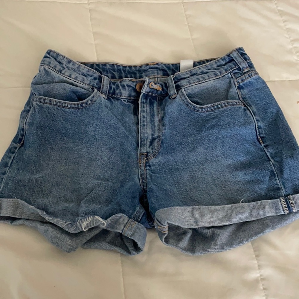 Denim shorts